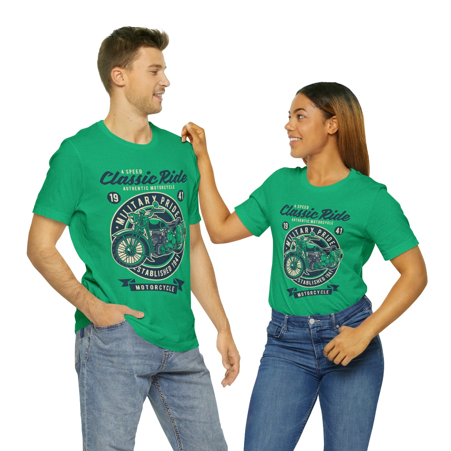 MILITARY RIDE Classic Pride - Unisex Jersey Short Sleeve Tee