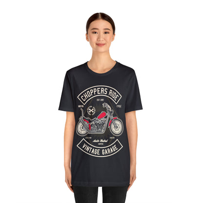 CHOPPERS RIDE Vintage Classic - Unisex Jersey Short Sleeve Tee