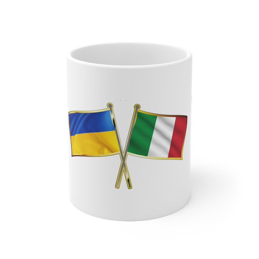 Ukrainian-Italian NATO Supporter Mug