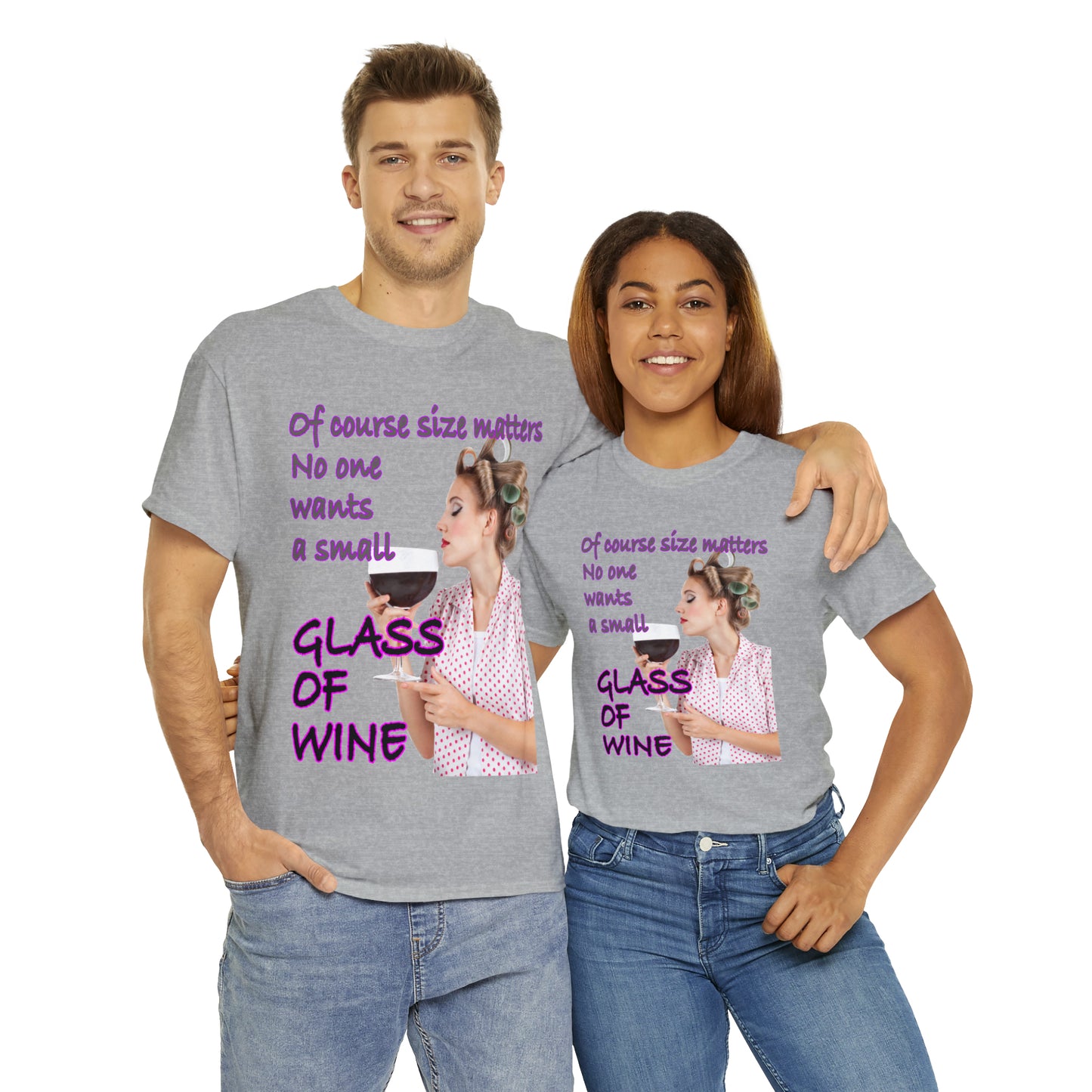 OF COURSE SIZE MATTERS - Funny Unisex Heavy Cotton Tee - AUS