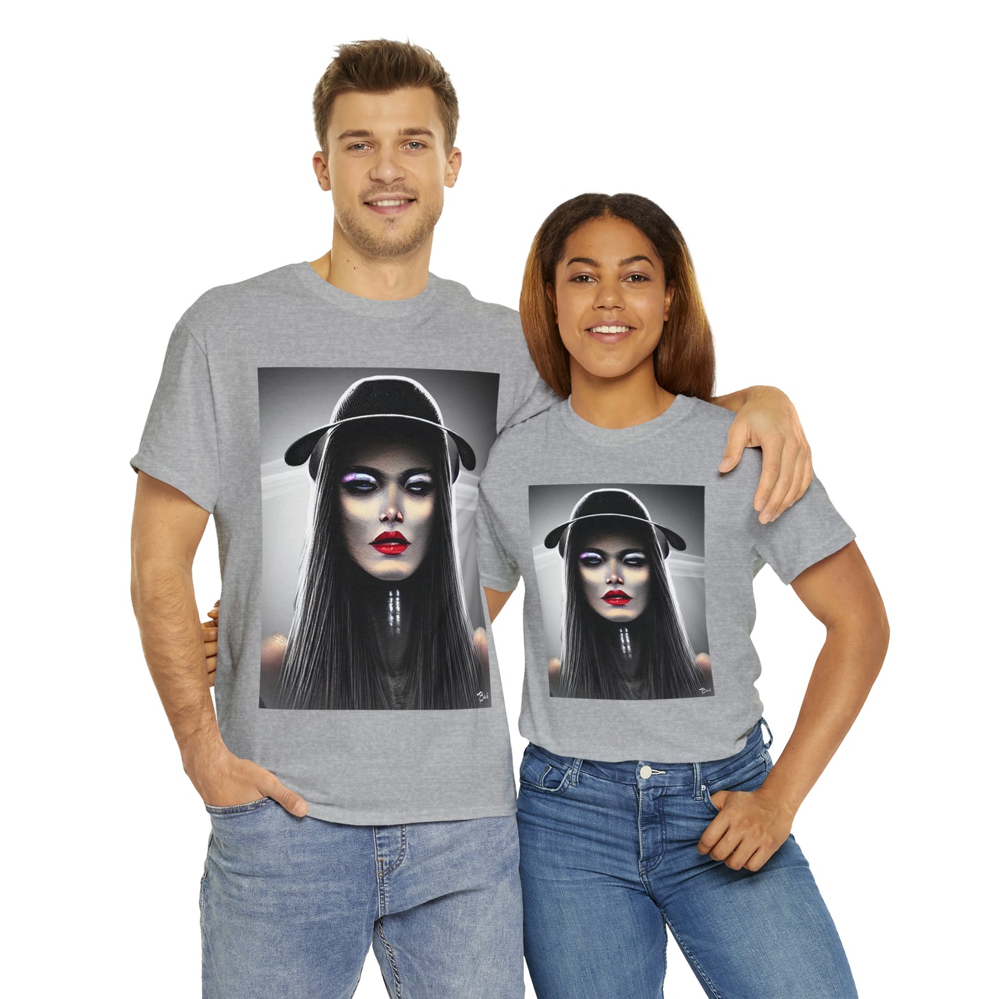 CYBERPUNK WITCH - Airt on a Shirt - Unisex Heavy Cotton Tee - AUS