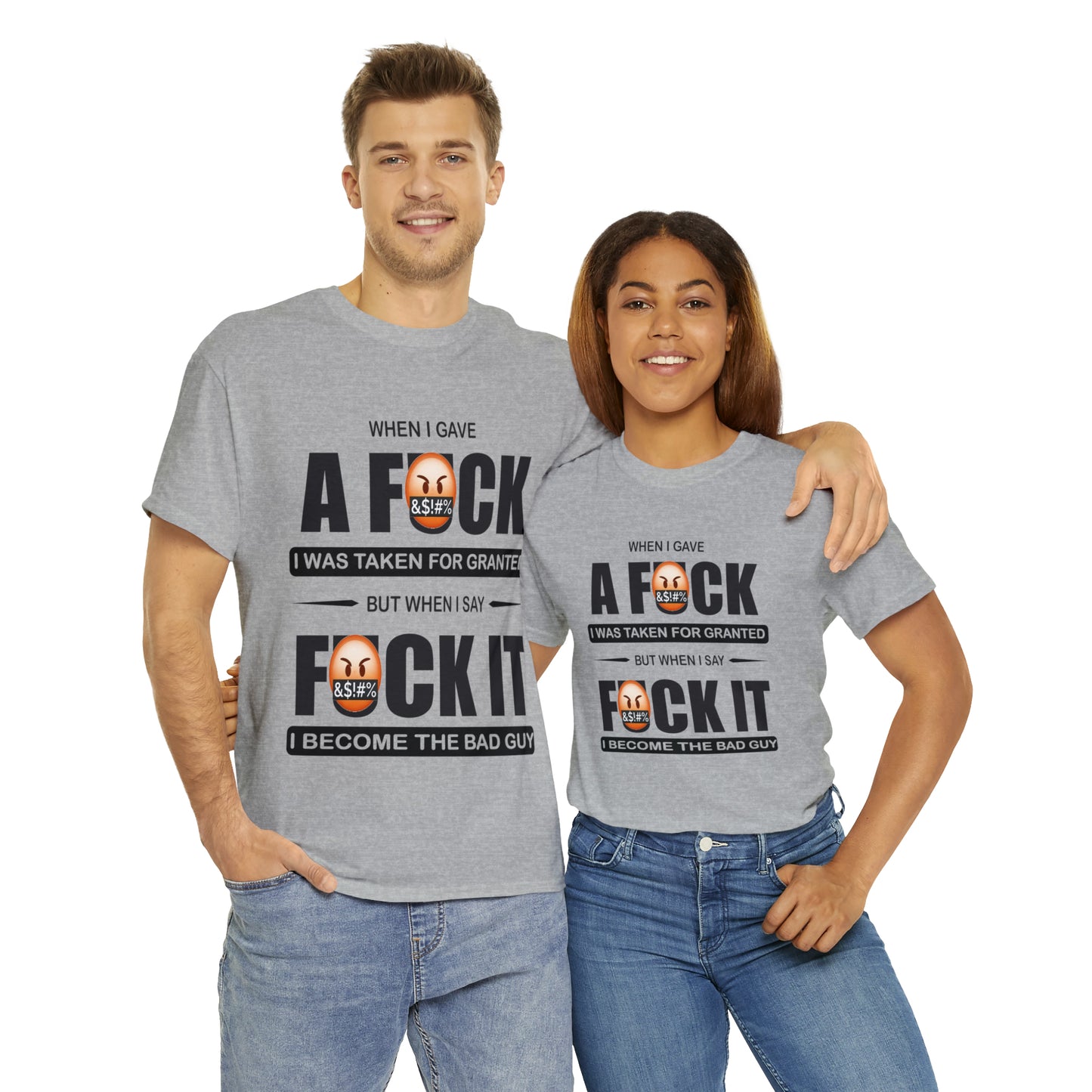 WHEN I GAVE A F*** - Funny Unisex Heavy Cotton Tee - AUS