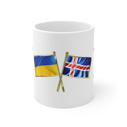 Ukrainian-Icelandic NATO Supporter Mug