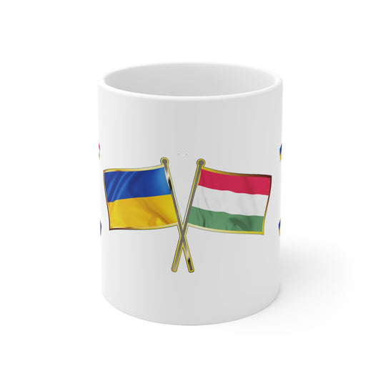 Ukrainian-Hungarian NATO Supporter Mug