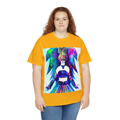 CYBER GIRL - Airt on a Shirt  - Unisex Heavy Cotton Tee - AUS