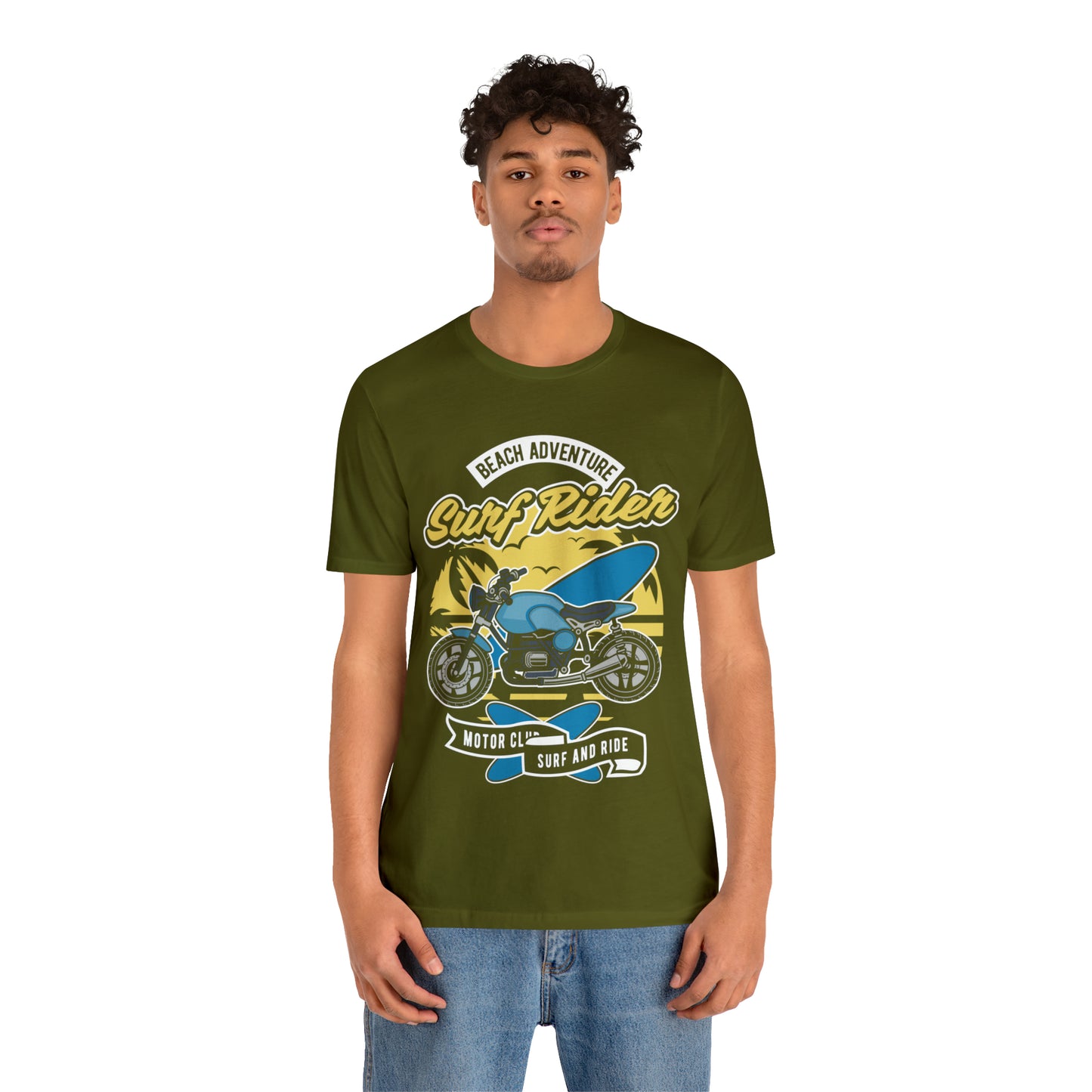 SURF RIDER - Printed in the USA - Unisex Jersey Short Sleeve Tee