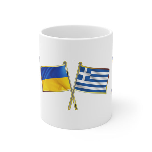 Ukrainian-Grecian NATO Supporter Mug