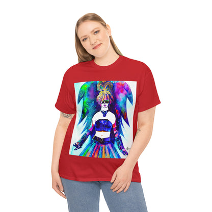 CYBER GIRL - Airt on a Shirt  - Unisex Heavy Cotton Tee - AUS