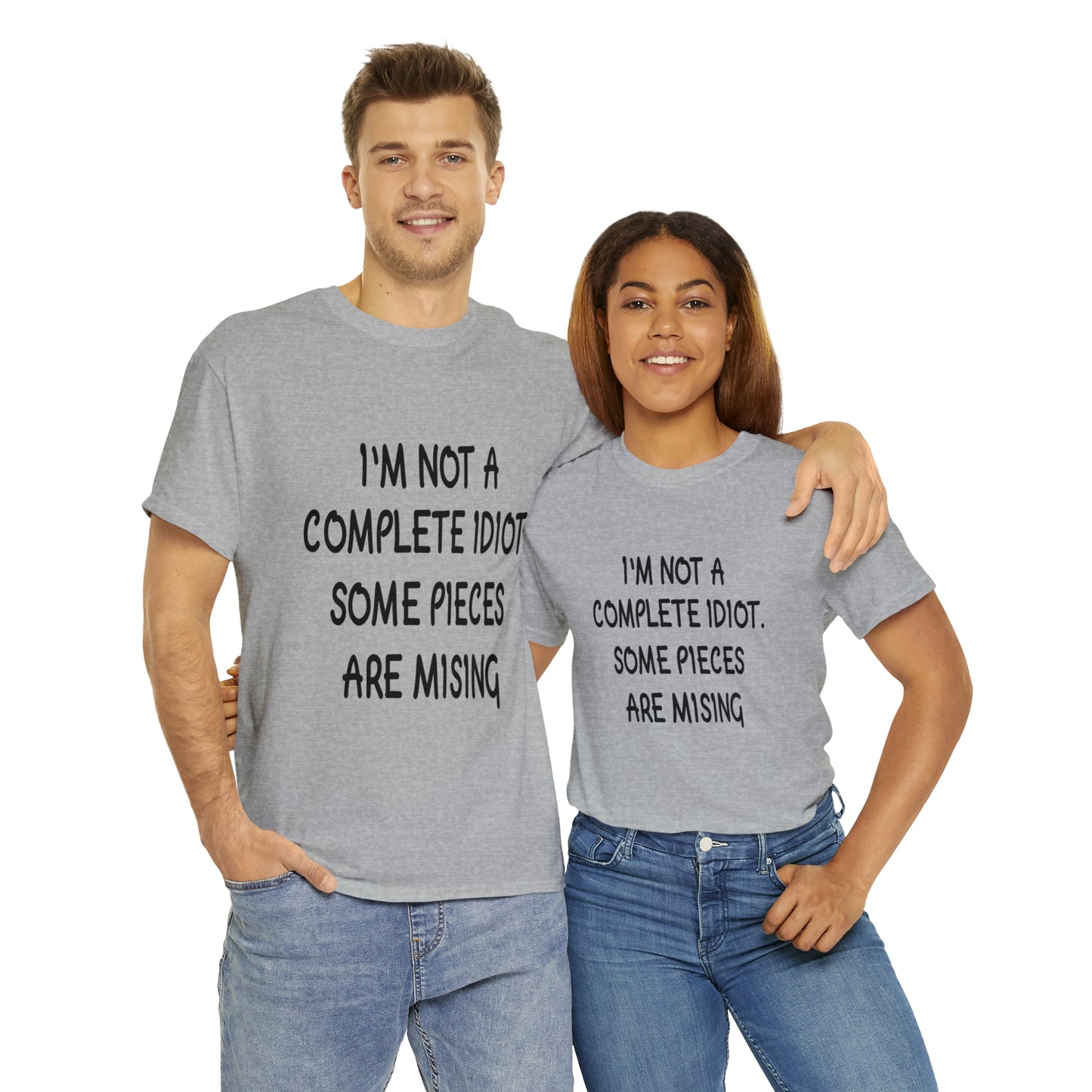 I'M NOT A COMPLETE ID*** - Unisex Heavy Cotton Tee - AUS