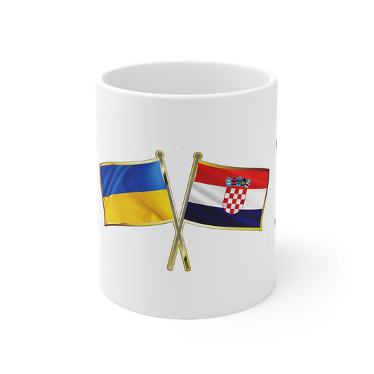 Ukrainian-Croatian NATO Supporter Mug