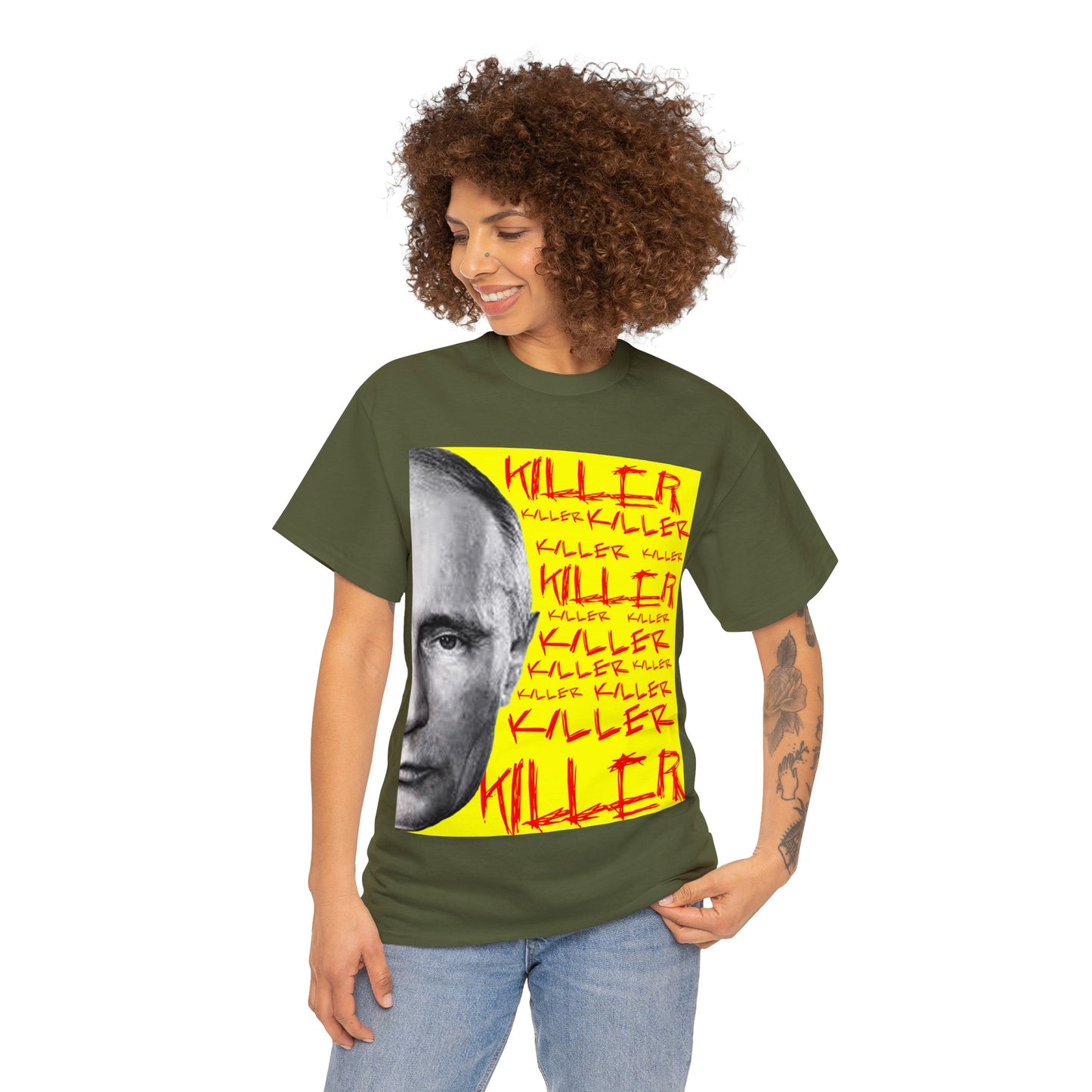 Half-Faced Putin  'Killer' - Unisex T-Shirt