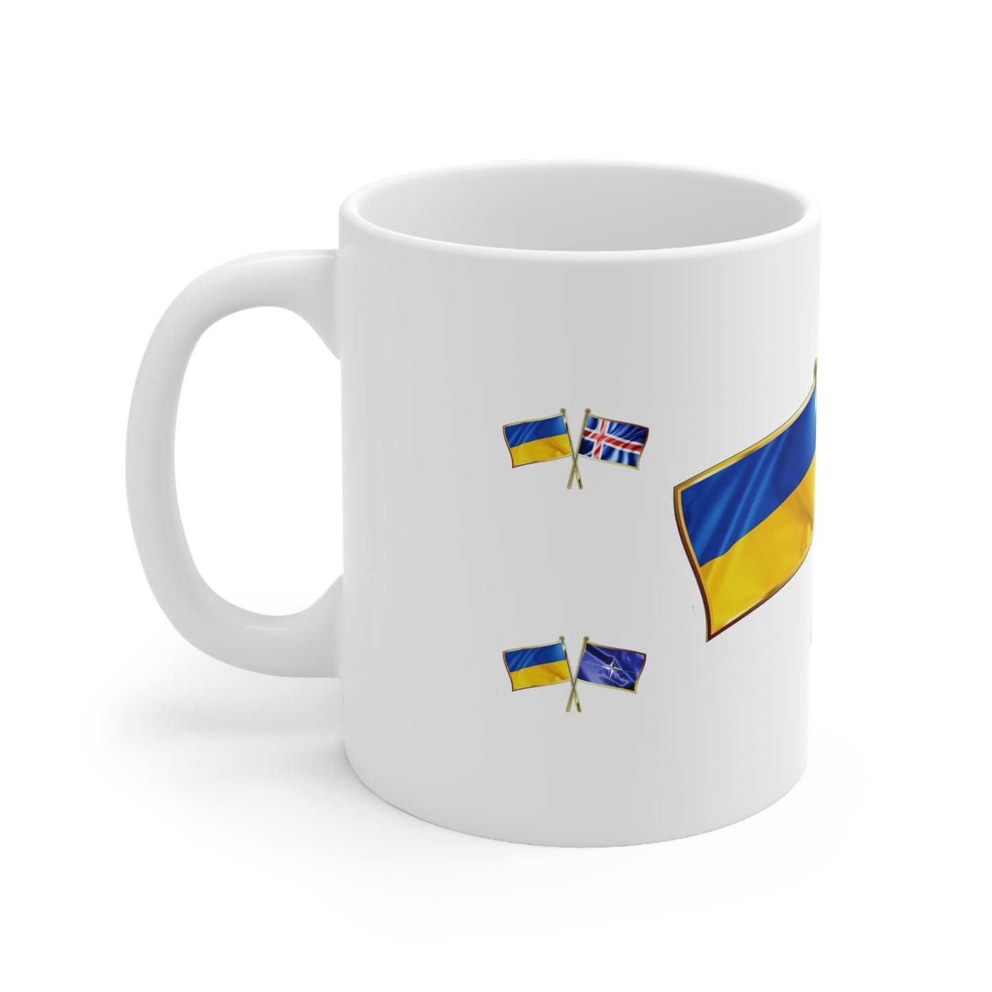 Ukrainian-Icelandic NATO Supporter Mug
