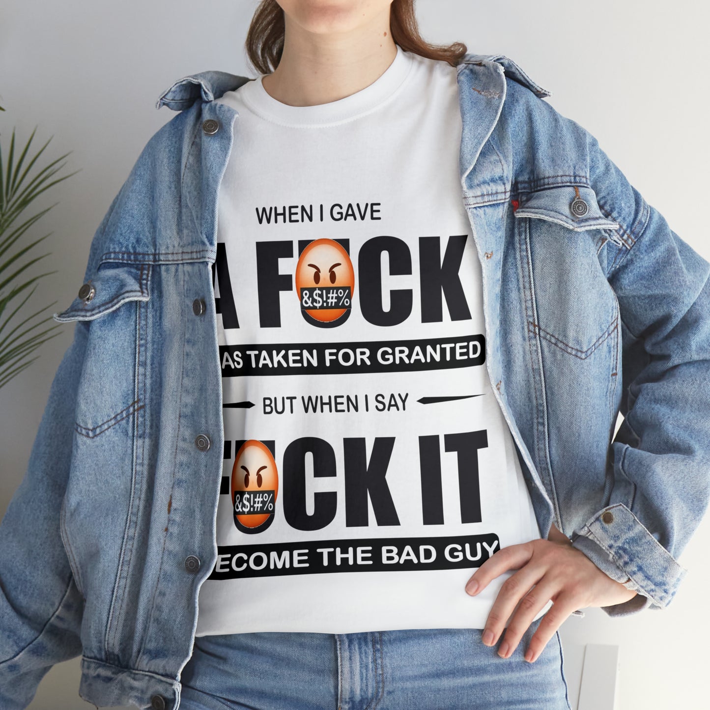 WHEN I GAVE A F***  - Funny Unisex Heavy Cotton Tee - AUS