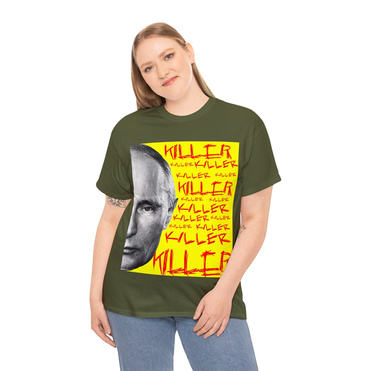 Half-Faced Putin 'Killer' - Unisex T-Shirt