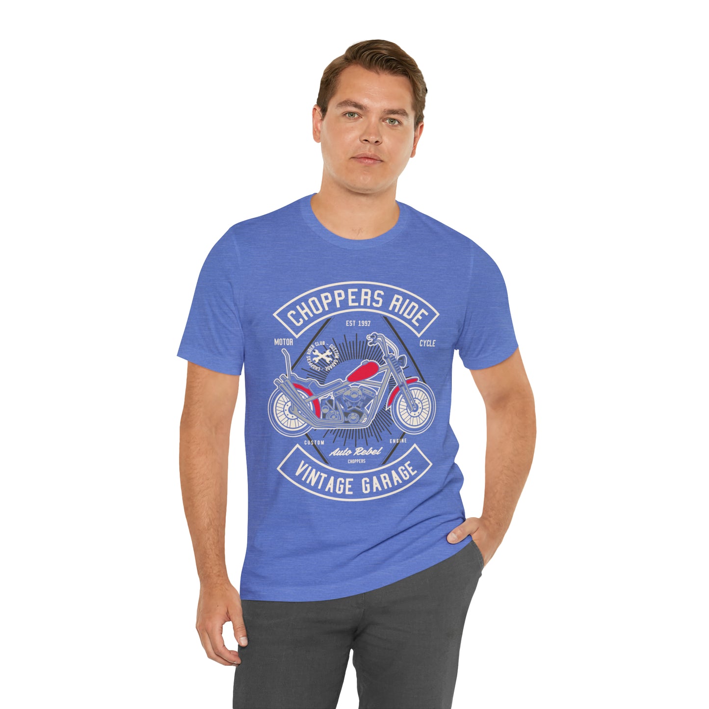 CHOPPERS RIDE Vintage Classic - Unisex Jersey Short Sleeve Tee