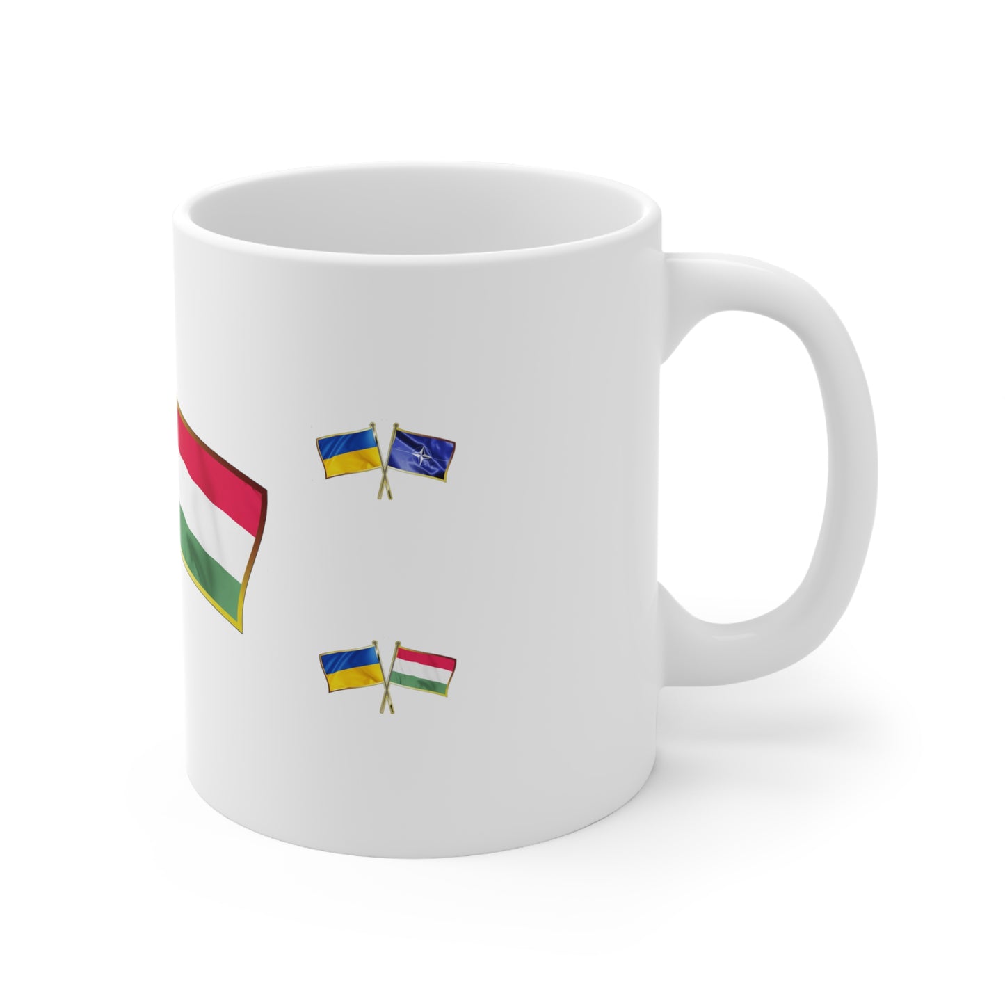 Ukrainian-Hungarian NATO Supporter Mug