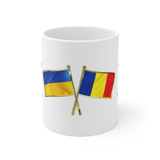 Ukrainian-Romanian NATO Supporter Mug