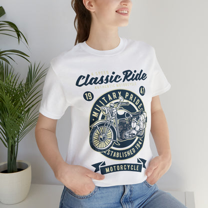 MILITARY RIDE Classic Pride - Unisex Jersey Short Sleeve Tee