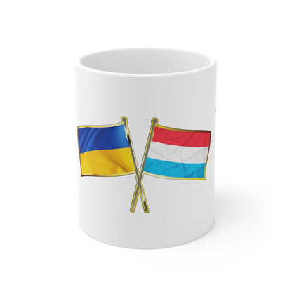 Ukrainian-Luxembourgian NATO Supporter Mug