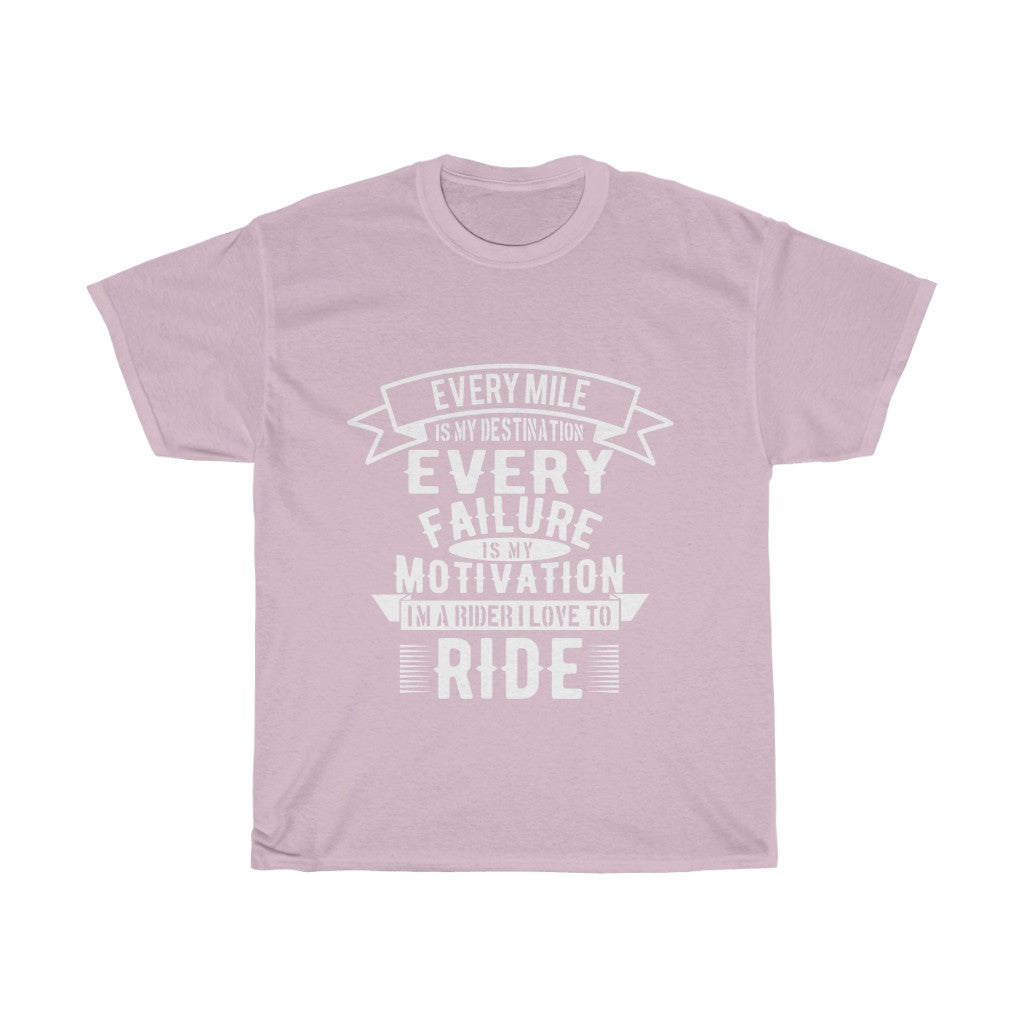 Every Mile is  MY Destination... - Unisex Heavy Cotton Tee