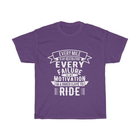 Every Mile is  MY Destination... - Unisex Heavy Cotton Tee