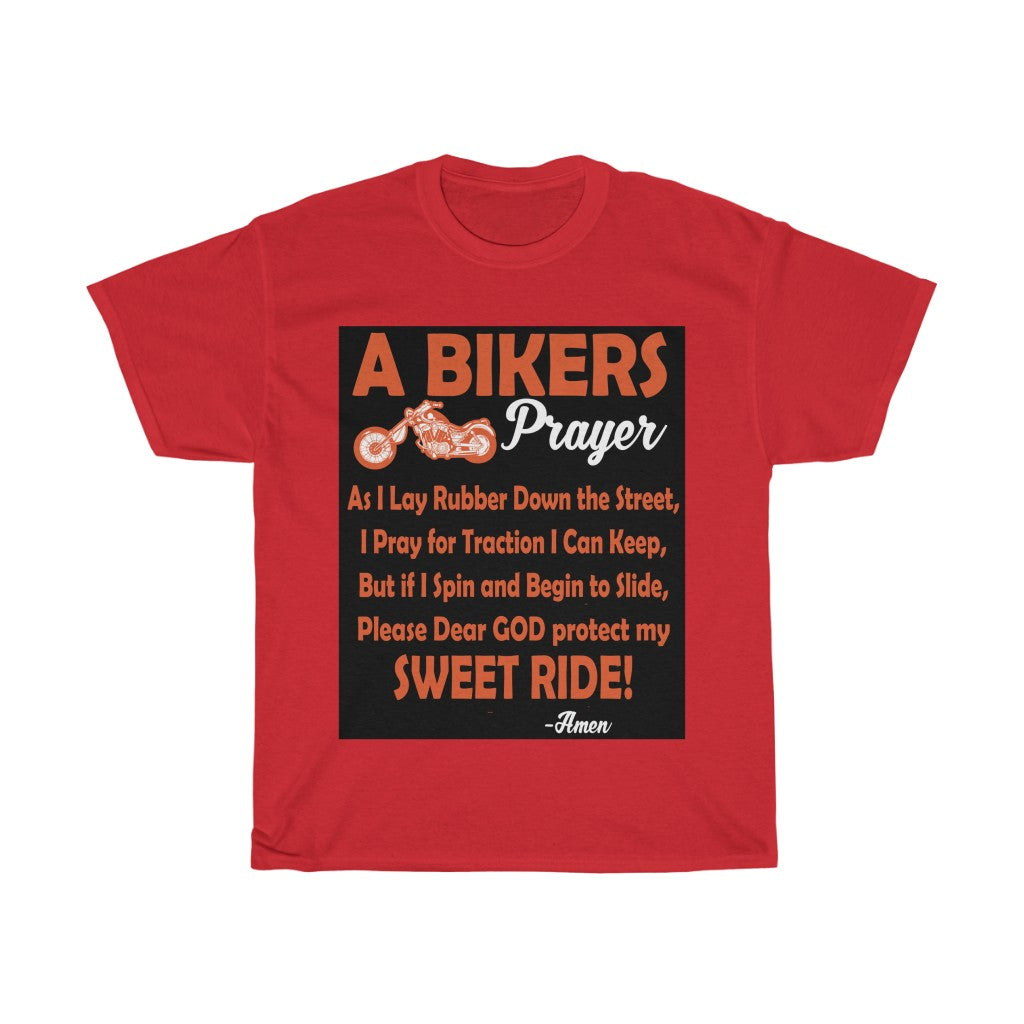 A Biker's Prayer... - Unisex Heavy Cotton Tee