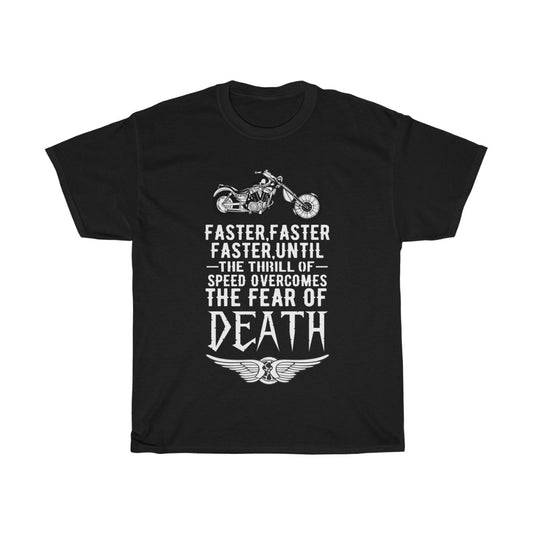 FASTER, FASTER, FASTER....- Unisex Heavy Cotton Tee