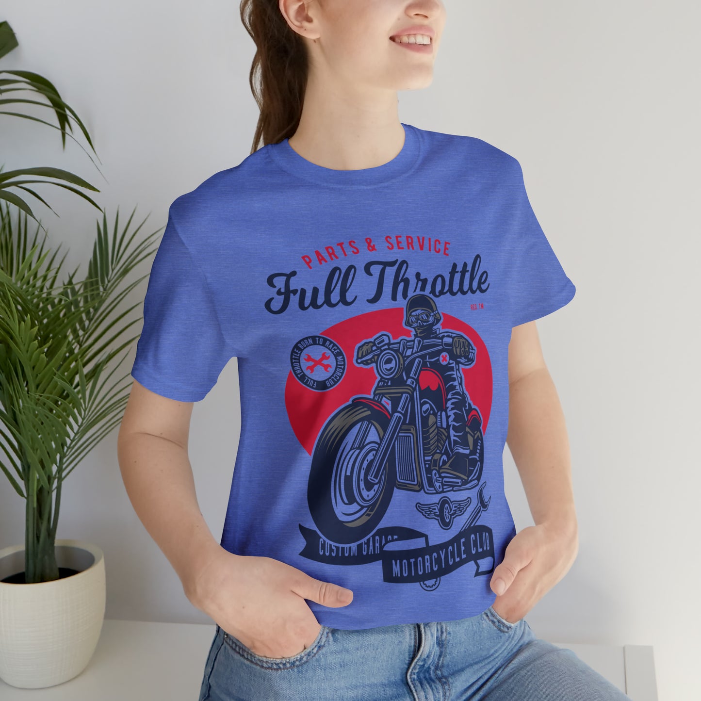 FULL THROTTLE Parts & Service - Unisex Jersey Short Sleeve Tee