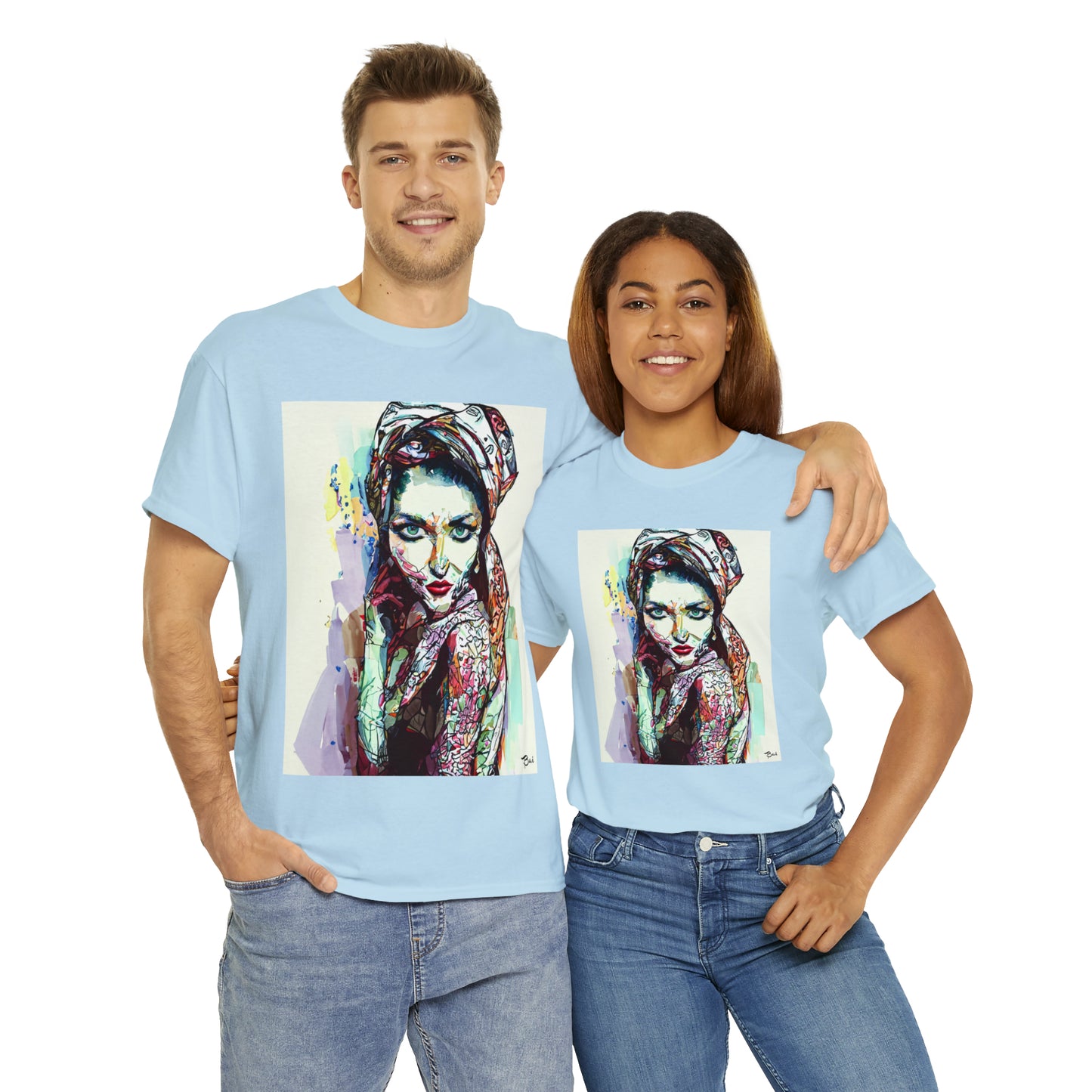 EASTERN BEAUTY - Airt on a Shirt  - Unisex Heavy Cotton Tee - AUS