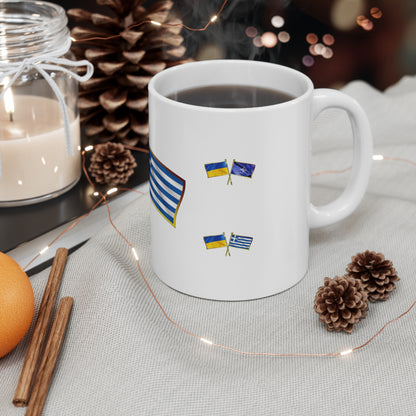 Ukrainian-Grecian NATO Supporter Mug