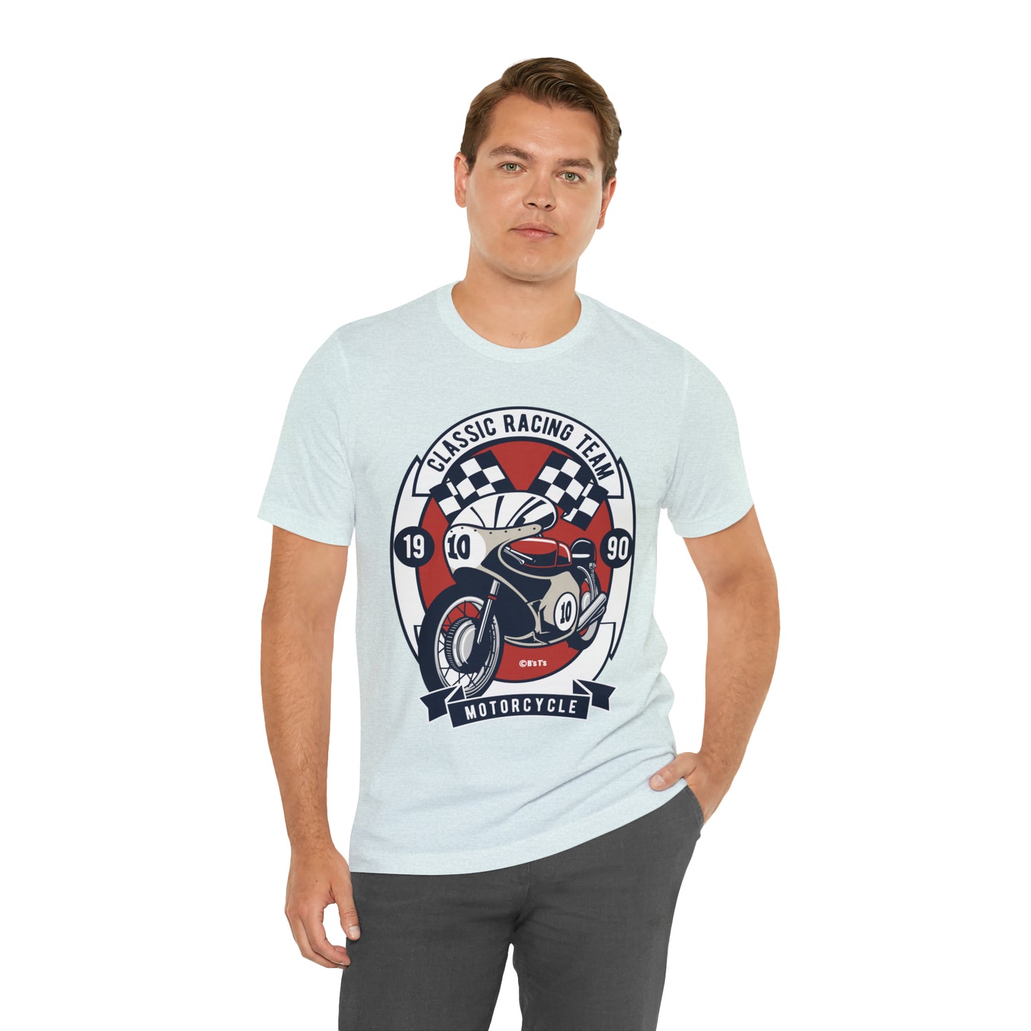 CLASSIC MOTORCYCLE RACING TEAM - Unisex Jersey Short Sleeve Tee