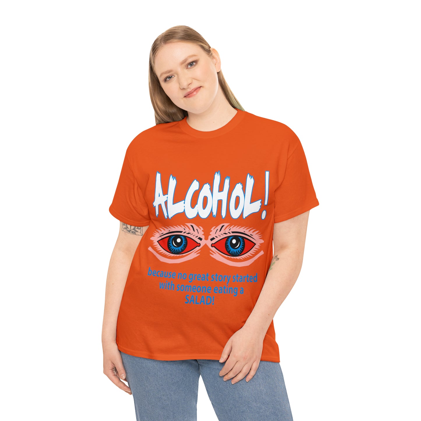 "ALC****" vs Salad - Funny Unisex Heavy Cotton Tee - AUS