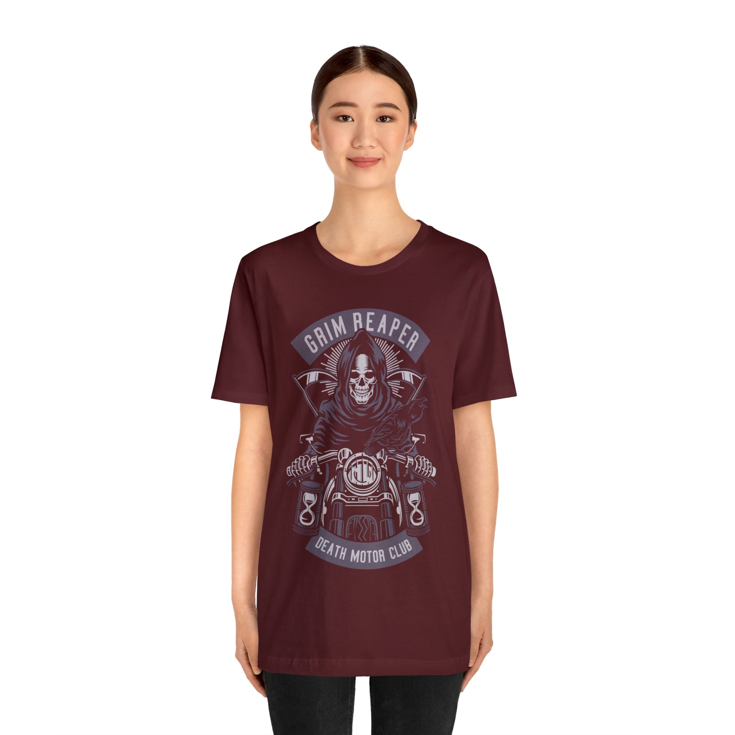 GRIM REAPER Moto Club - Unisex Jersey Short Sleeve Tee