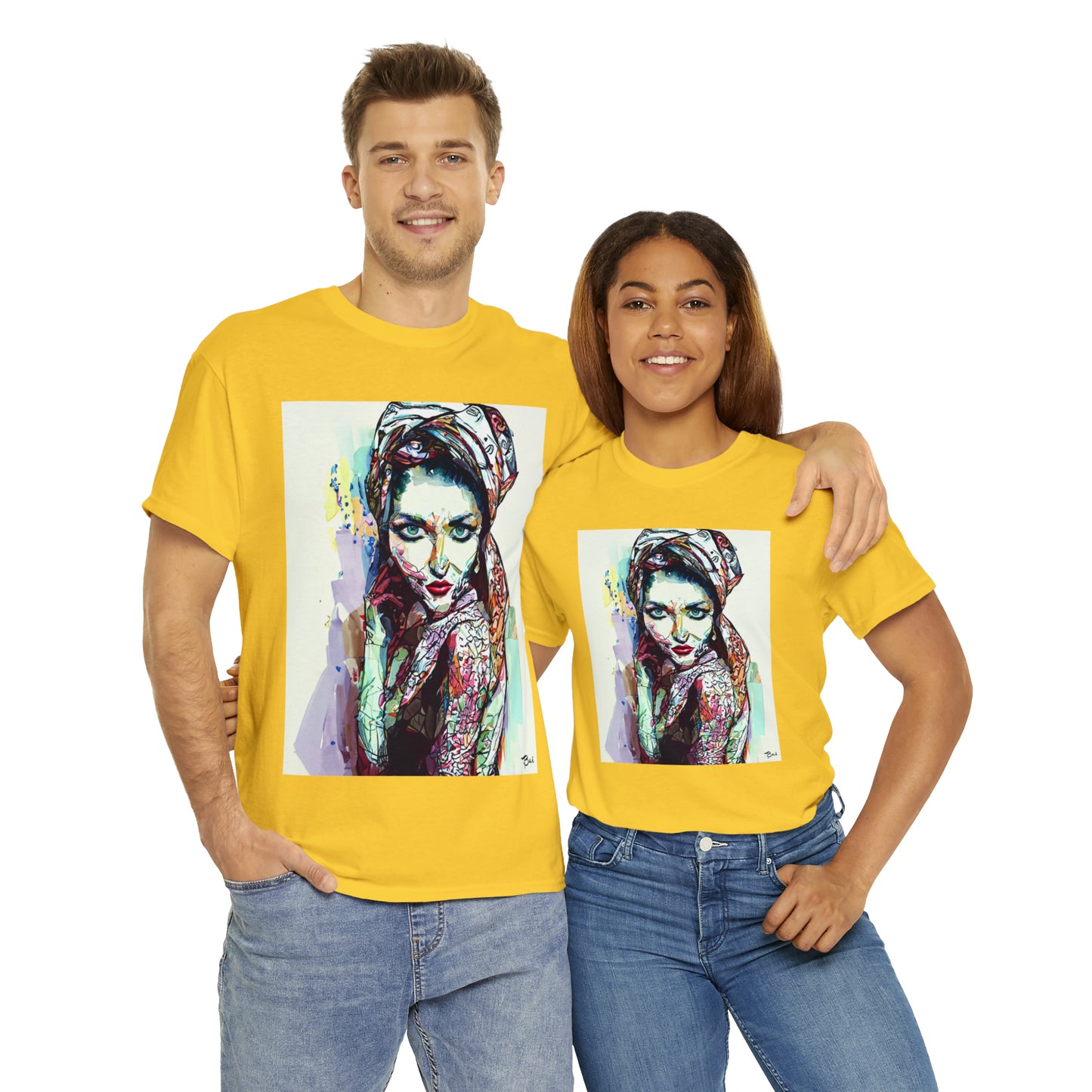 EASTERN BEAUTY - Airt on a Shirt  - Unisex Heavy Cotton Tee - AUS