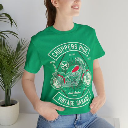 CHOPPERS RIDE Vintage Classic - Unisex Jersey Short Sleeve Tee