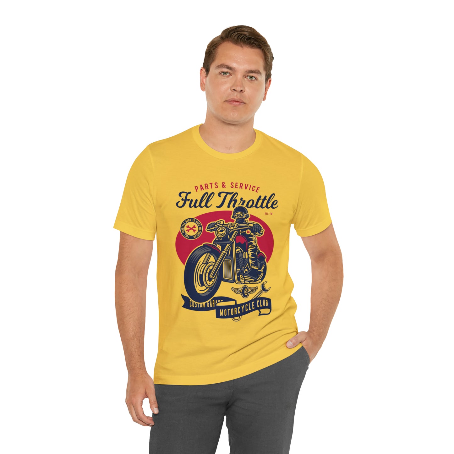 FULL THROTTLE Parts & Service - Unisex Jersey Short Sleeve Tee