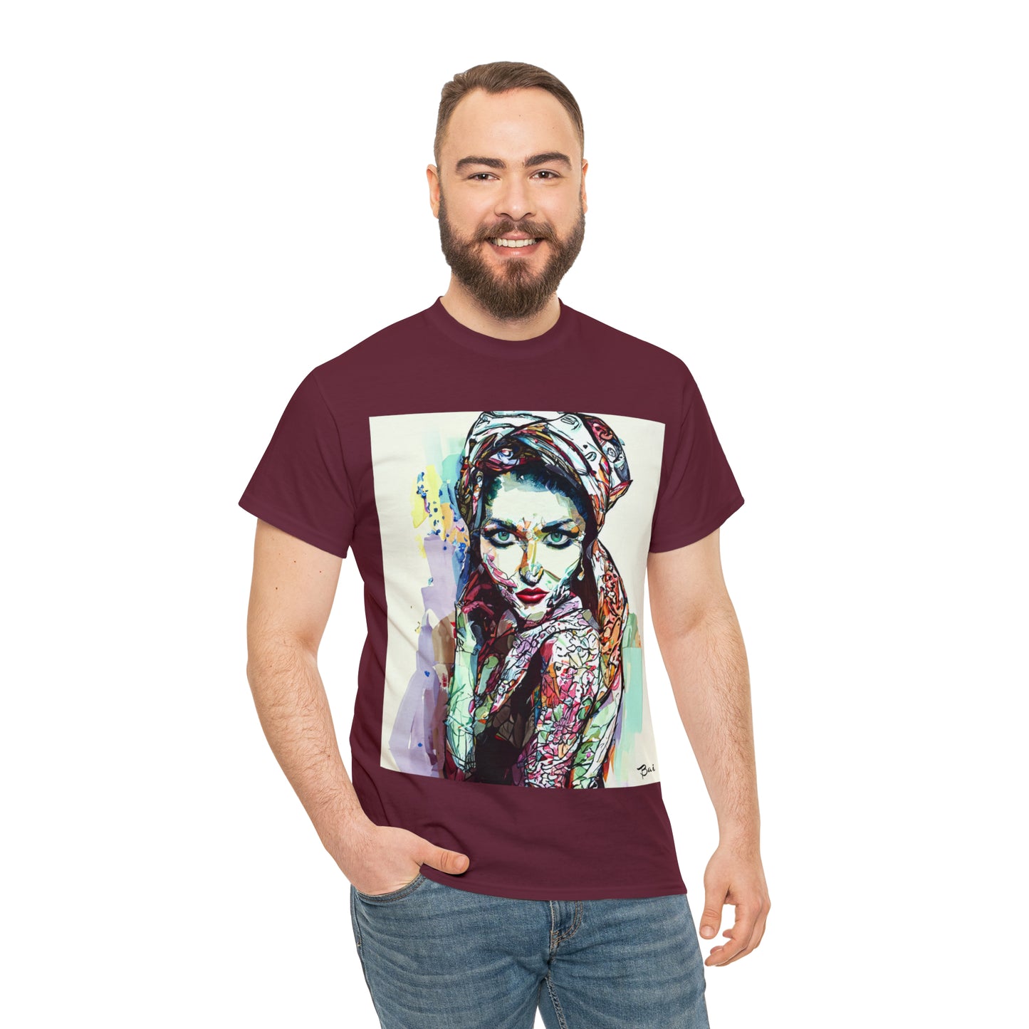 EASTERN BEAUTY - Airt on a Shirt  - Unisex Heavy Cotton Tee - AUS