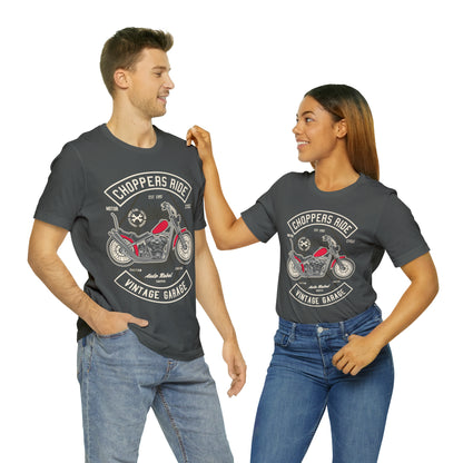 CHOPPERS RIDE Vintage Classic - Unisex Jersey Short Sleeve Tee