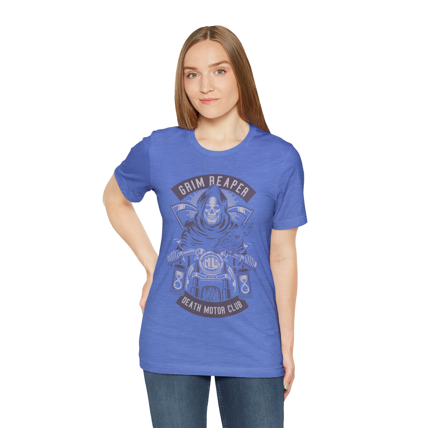 GRIM REAPER Moto Club - Unisex Jersey Short Sleeve Tee