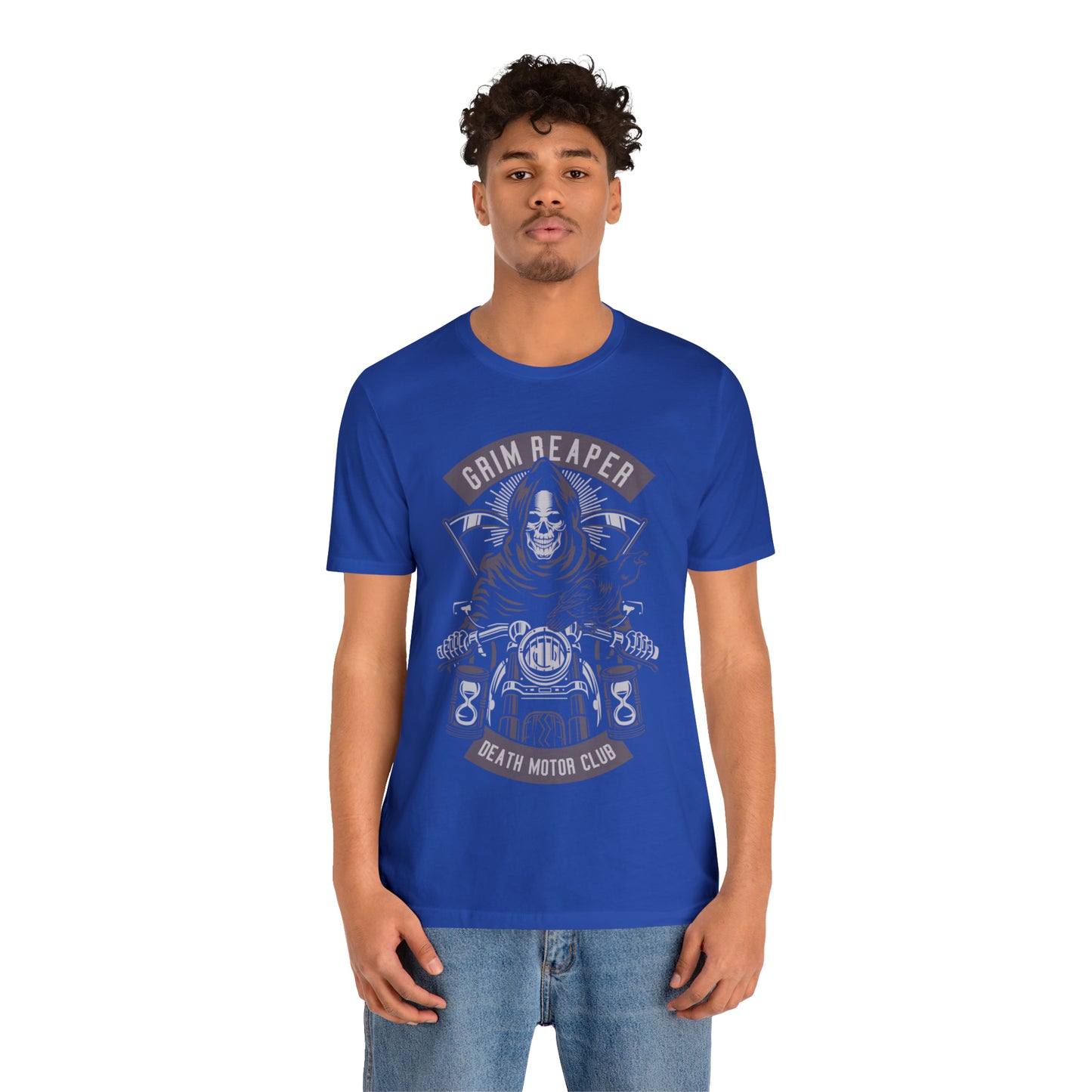 GRIM REAPER Moto Club - Unisex Jersey Short Sleeve Tee