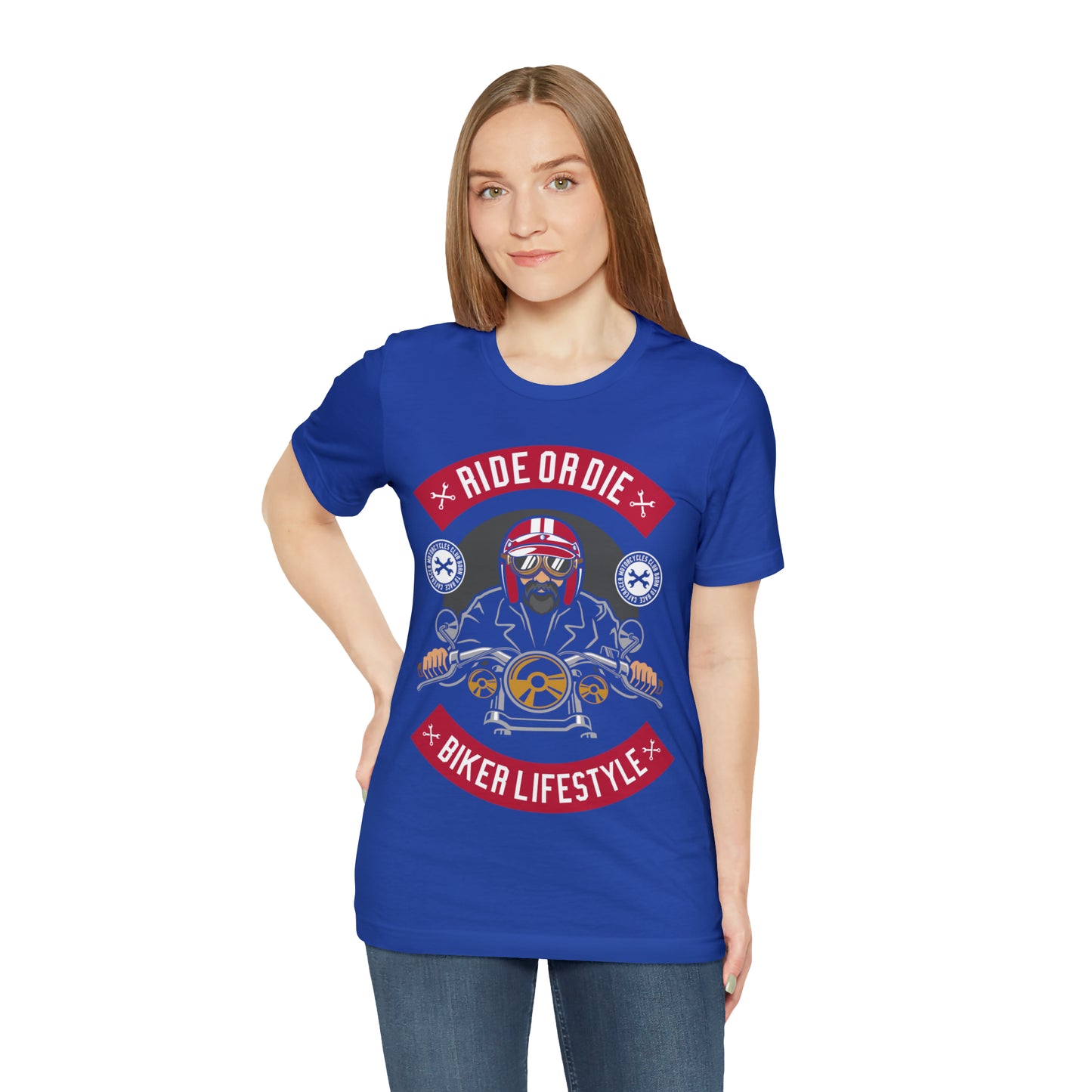 BIKER LIFESTYLE - Ride or Die - Unisex Jersey Short Sleeve Tee