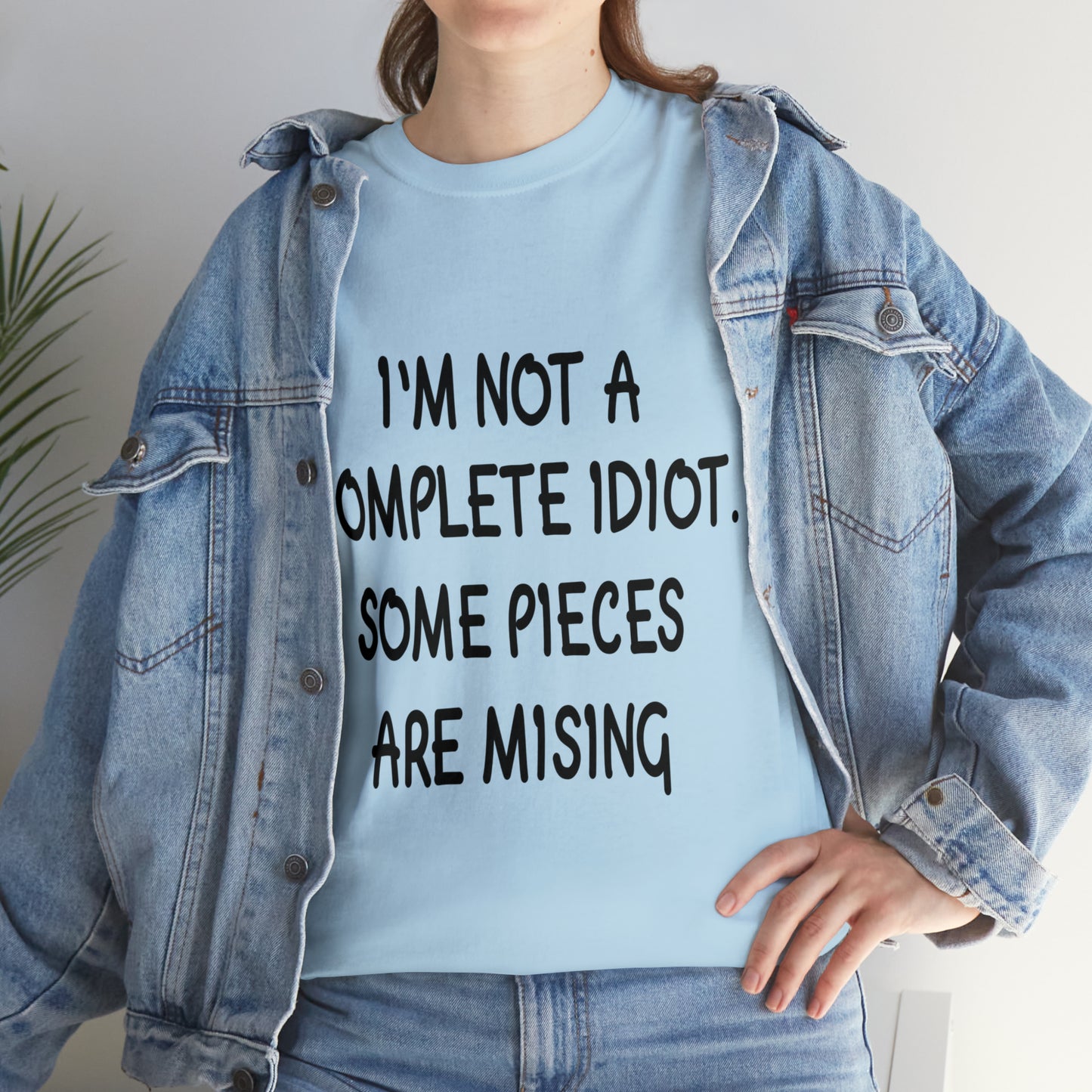 I'M NOT A COMPLETE ID*** - Unisex Heavy Cotton Tee - AUS