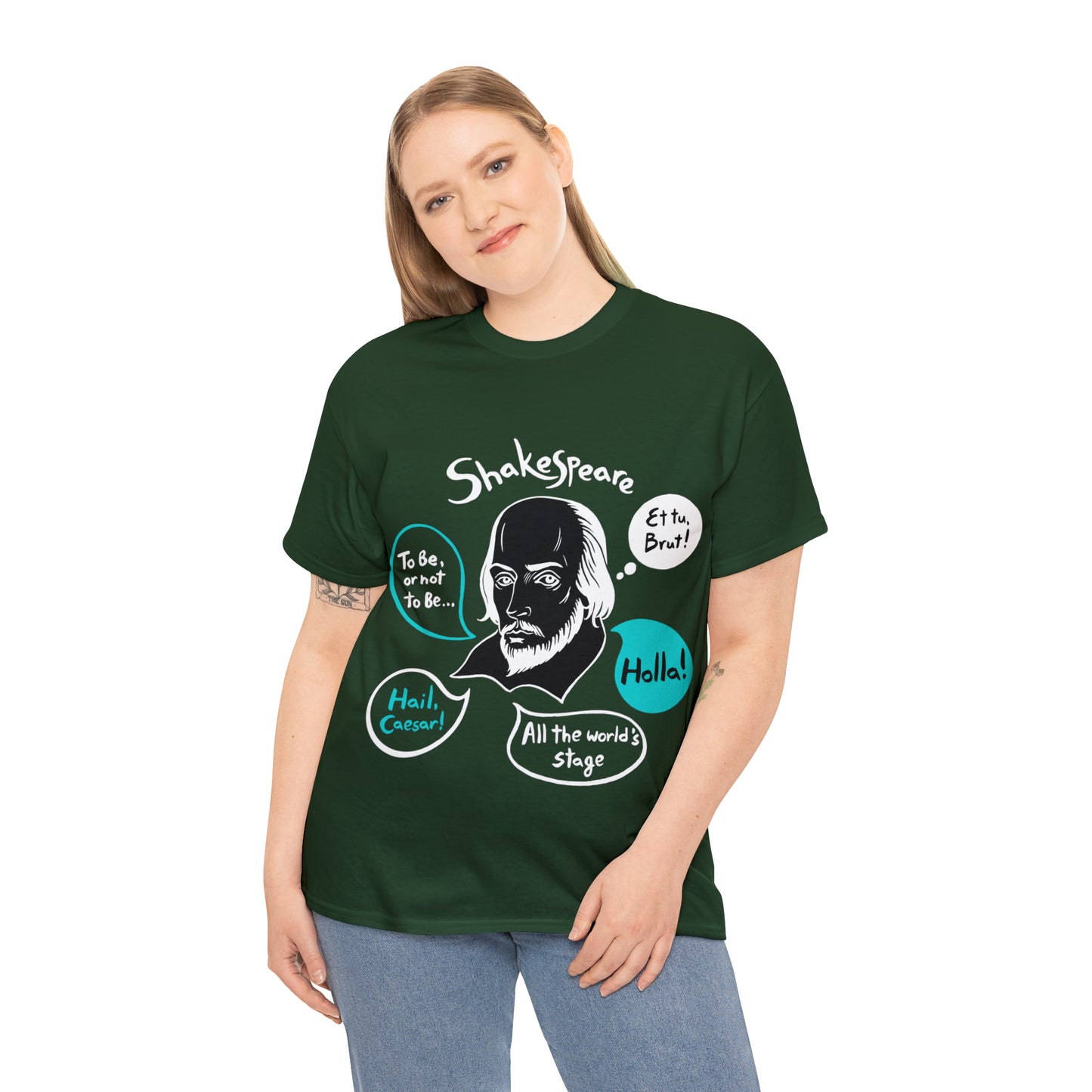 SHAKESPEARE (dark) - Unisex Heavy Cotton Tee
