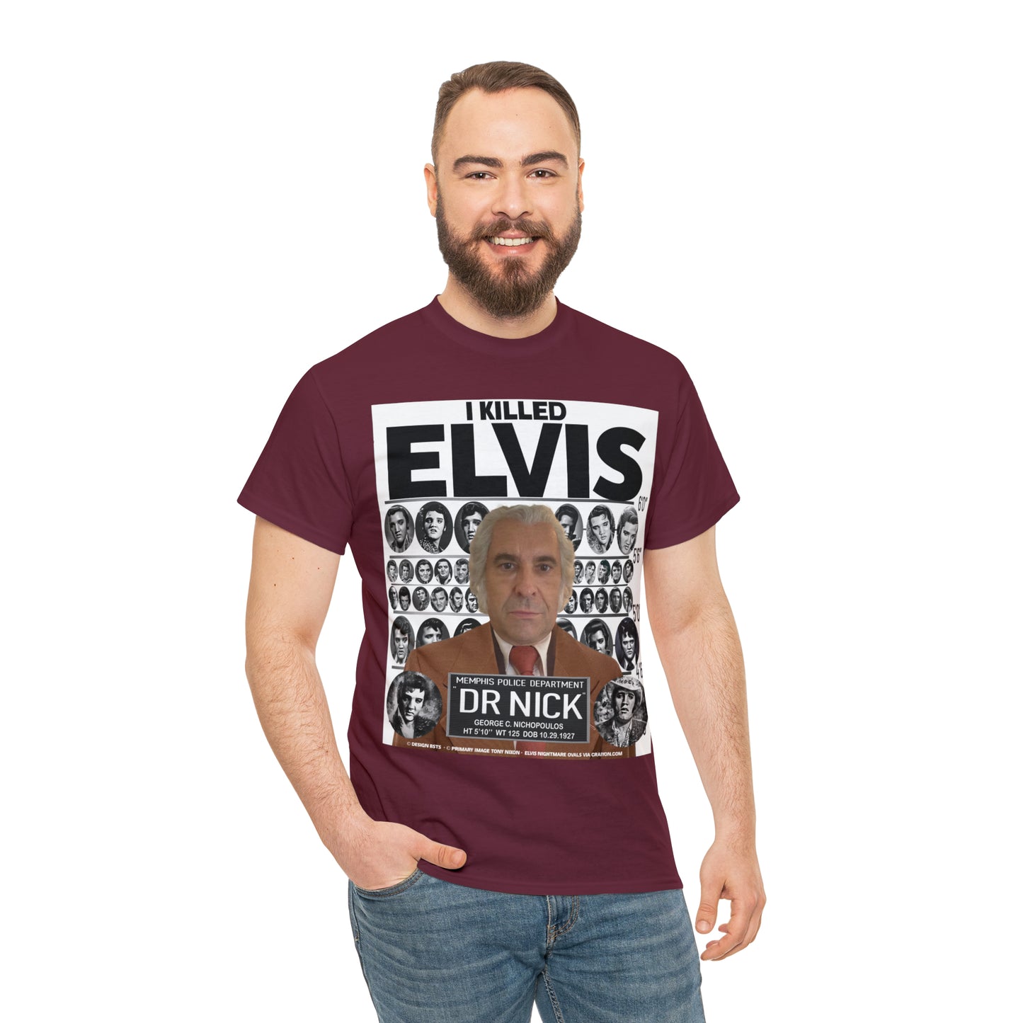 I KI**** ELVIS - Unisex Heavy Cotton Tee - USA