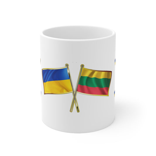 Ukrainian-Lithuanian NATO Supporter Mug