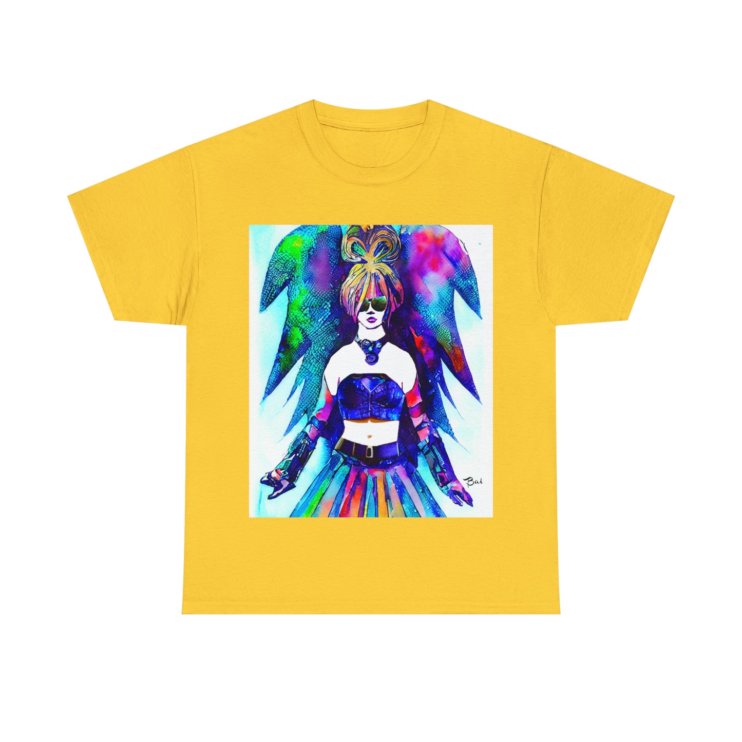 CYBER GIRL - Airt on a Shirt  - Unisex Heavy Cotton Tee - AUS