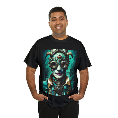 CYBER-STEAMPUNK LORD - Airt on a Shirt  - Unisex Heavy Cotton Tee - AUS