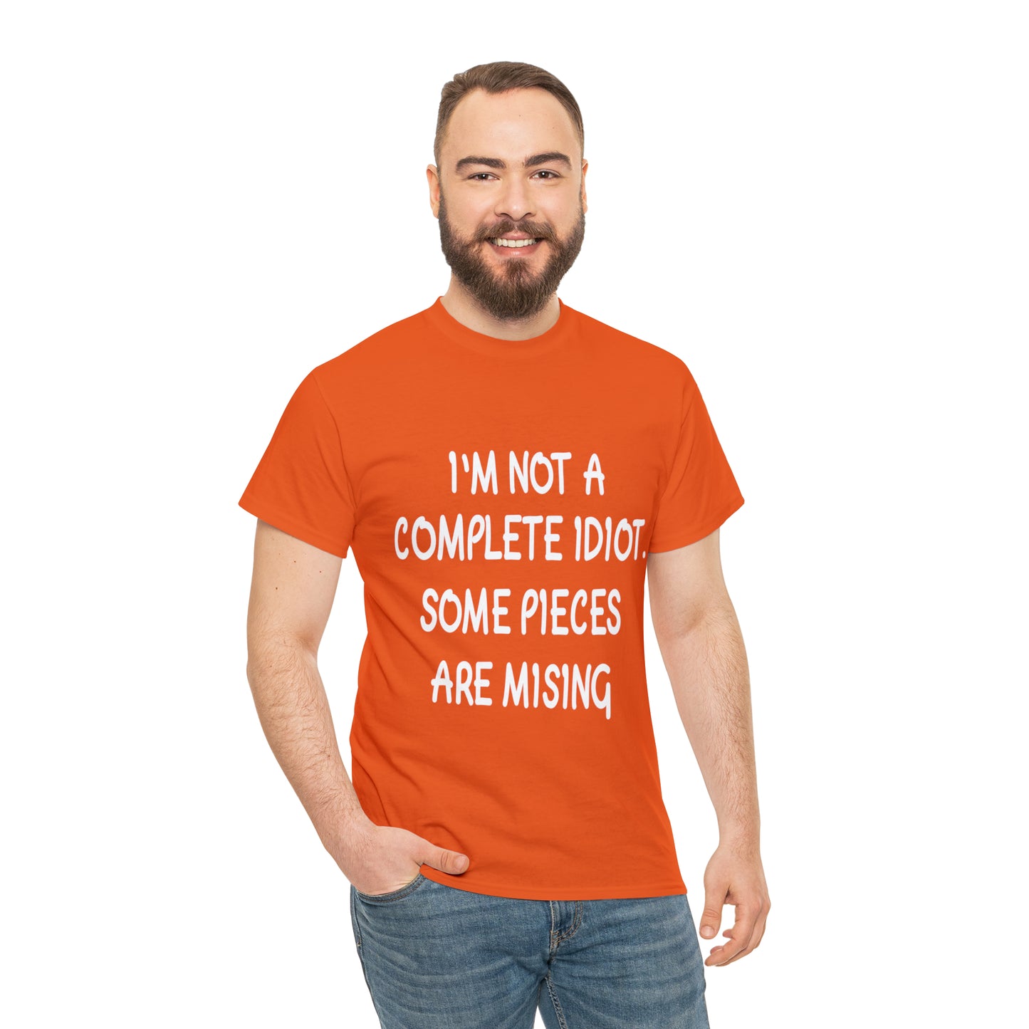 I'M NOT A COMPLETE ID***  - Unisex Heavy Cotton Tee - AUS