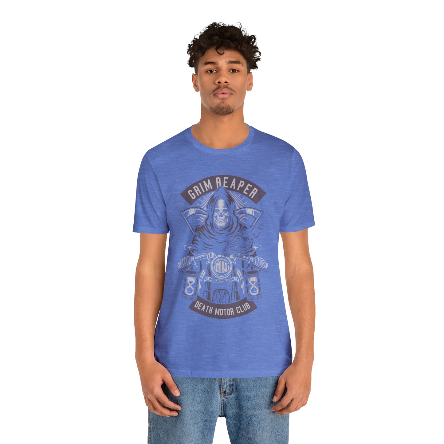 GRIM REAPER Moto Club - Unisex Jersey Short Sleeve Tee