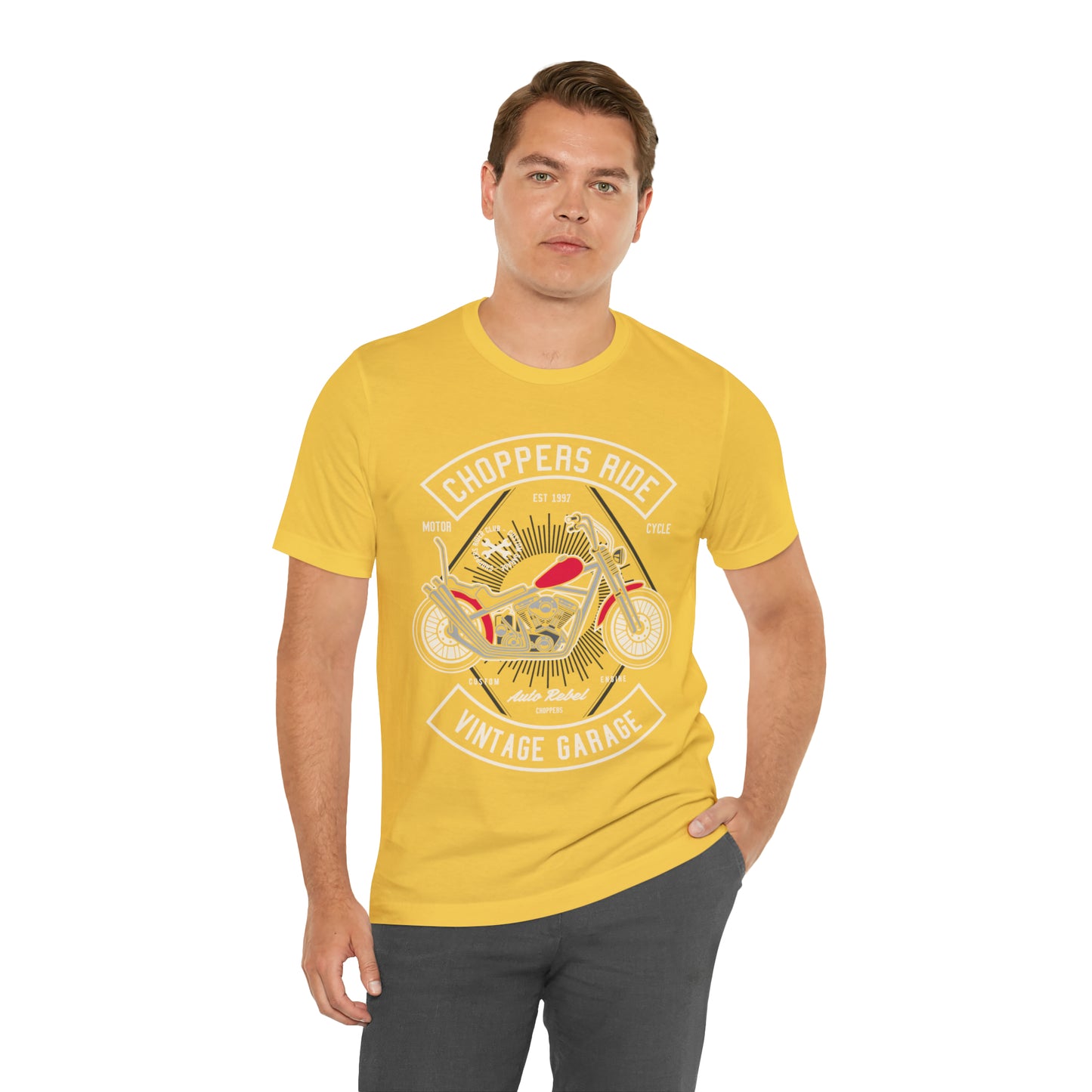 CHOPPERS RIDE Vintage Classic - Unisex Jersey Short Sleeve Tee